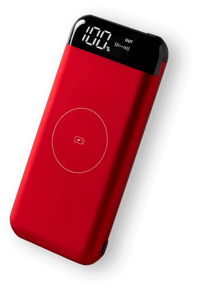 red powerbank